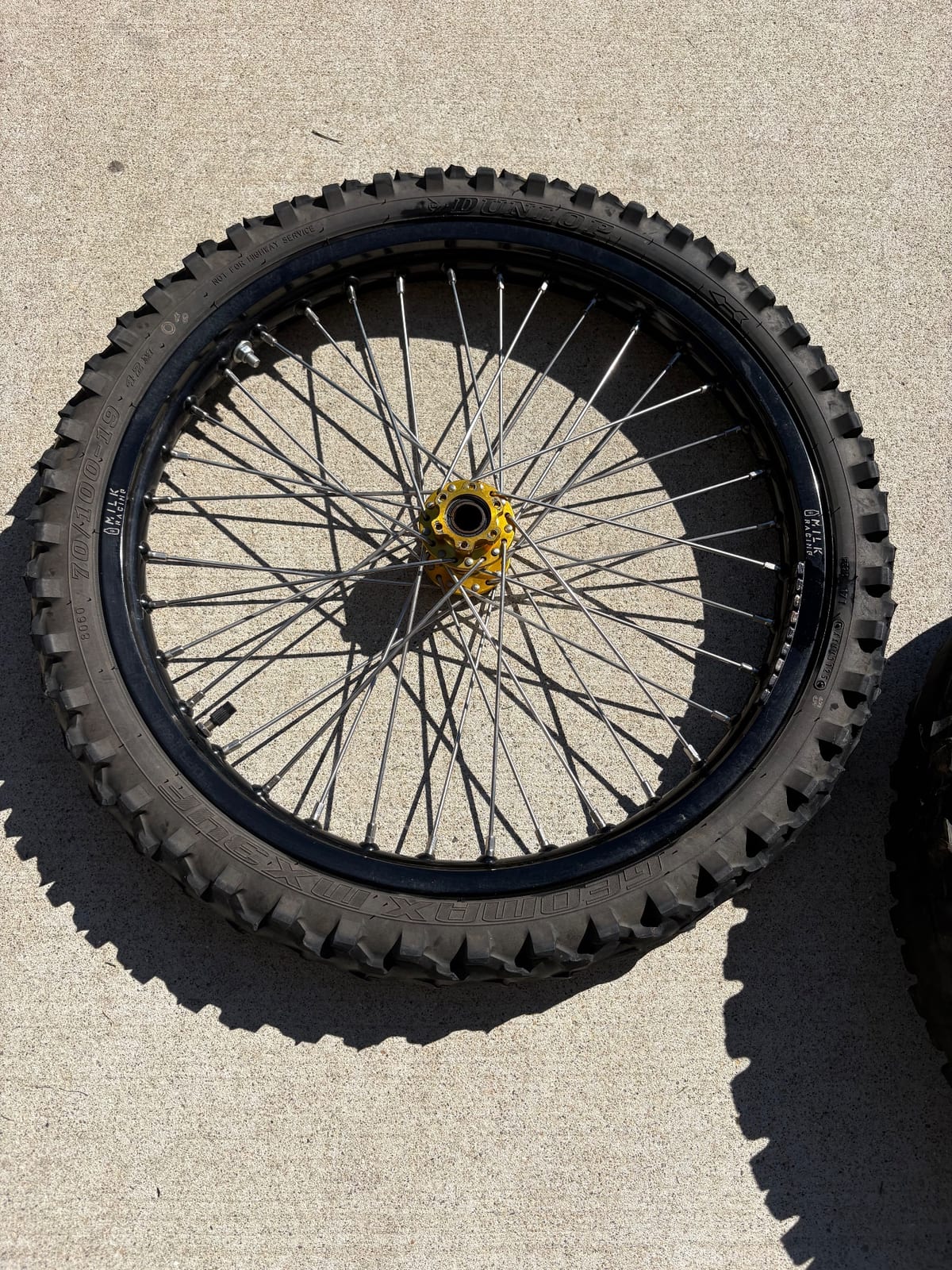 Milk Racing 16-19 Dirt Wheel Set, photo 3 of 4