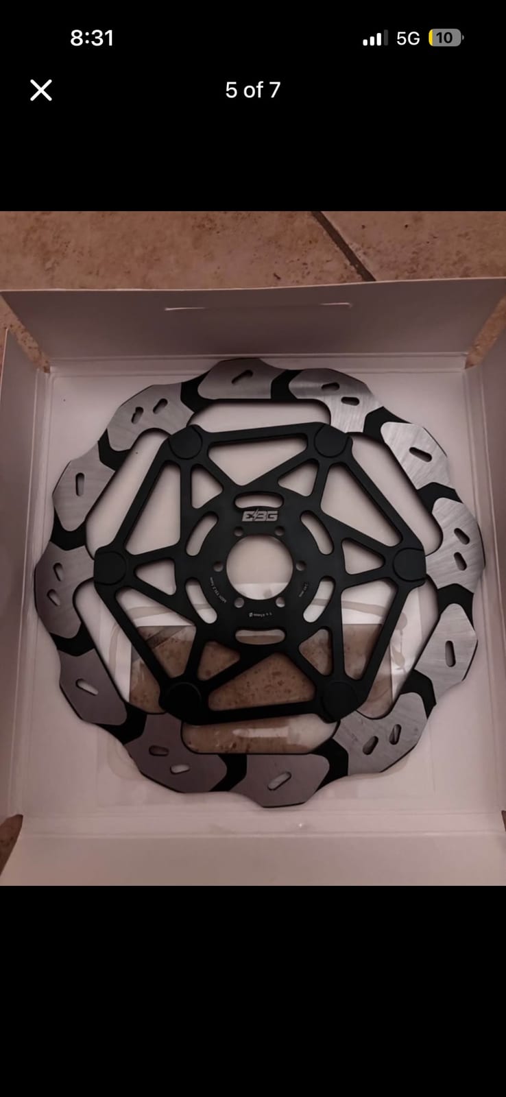 Ebike Garage Rotor Sur-Ron Lbx Fitment Ultra Be Brake Rotor, photo 4 of 5
