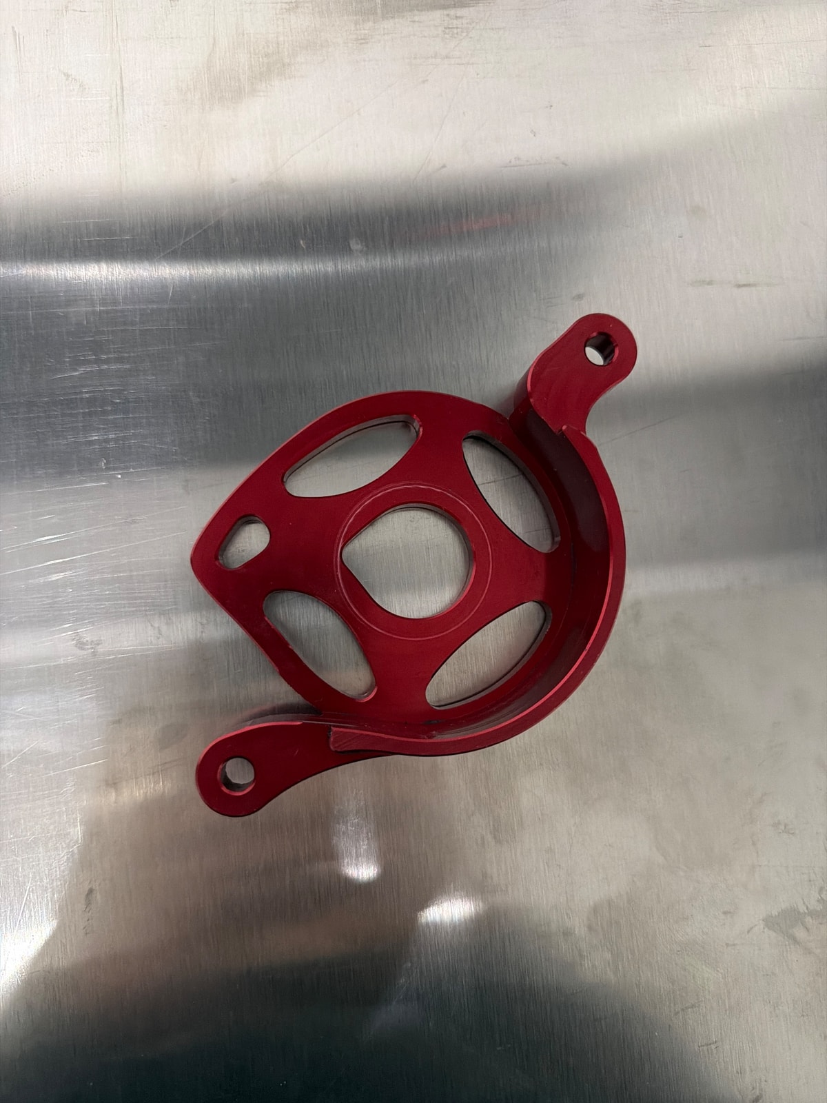 Red Prickly Motor Cover, photo 2 of 3