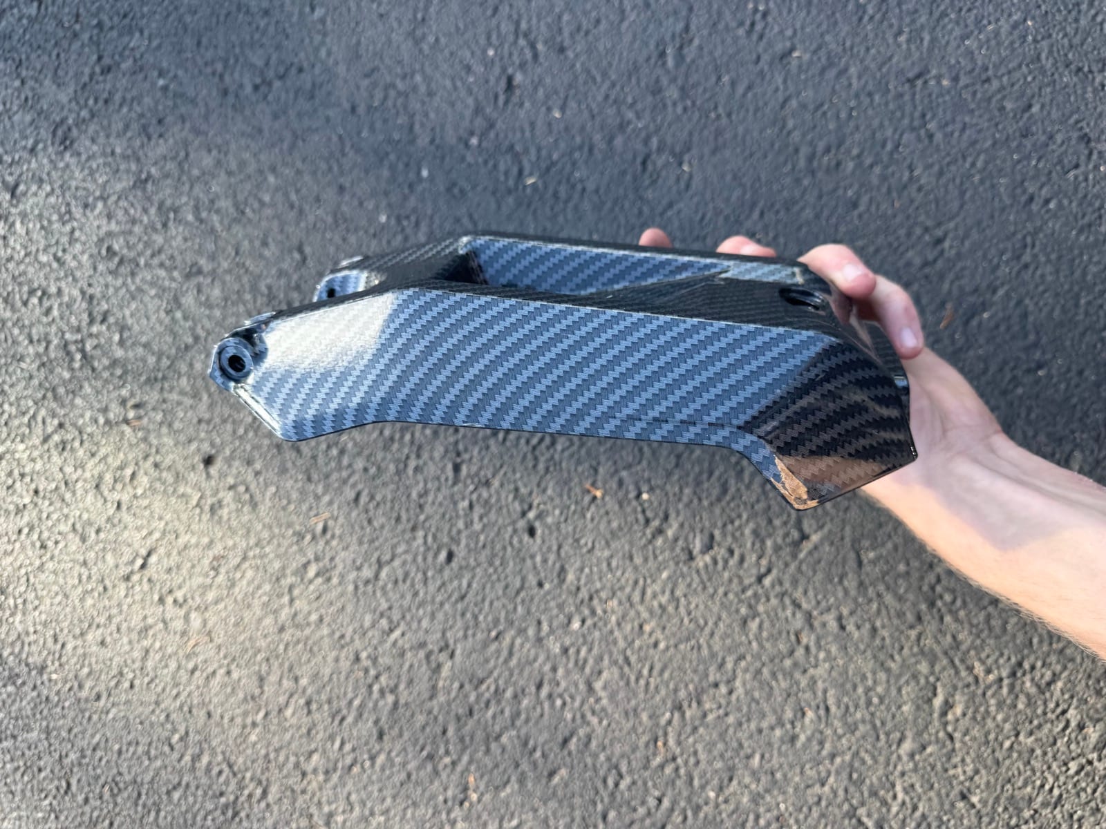 Fake Carbon Surron LBX Battery Cover, photo 3 of 3