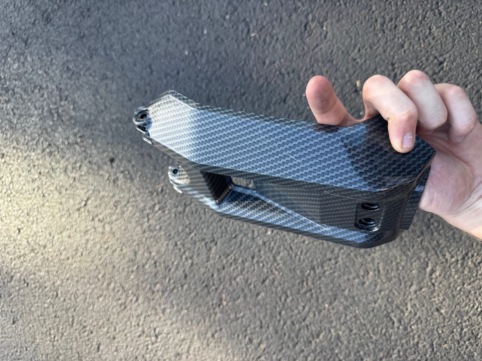 Fake Carbon Surron LBX Battery Cover, photo 2 of 3