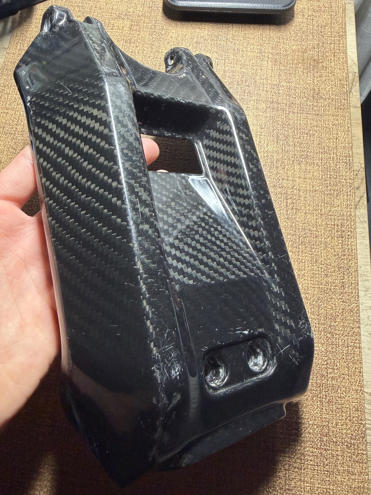 Real Carbon Fiber Battery Lid, photo 1 of 4