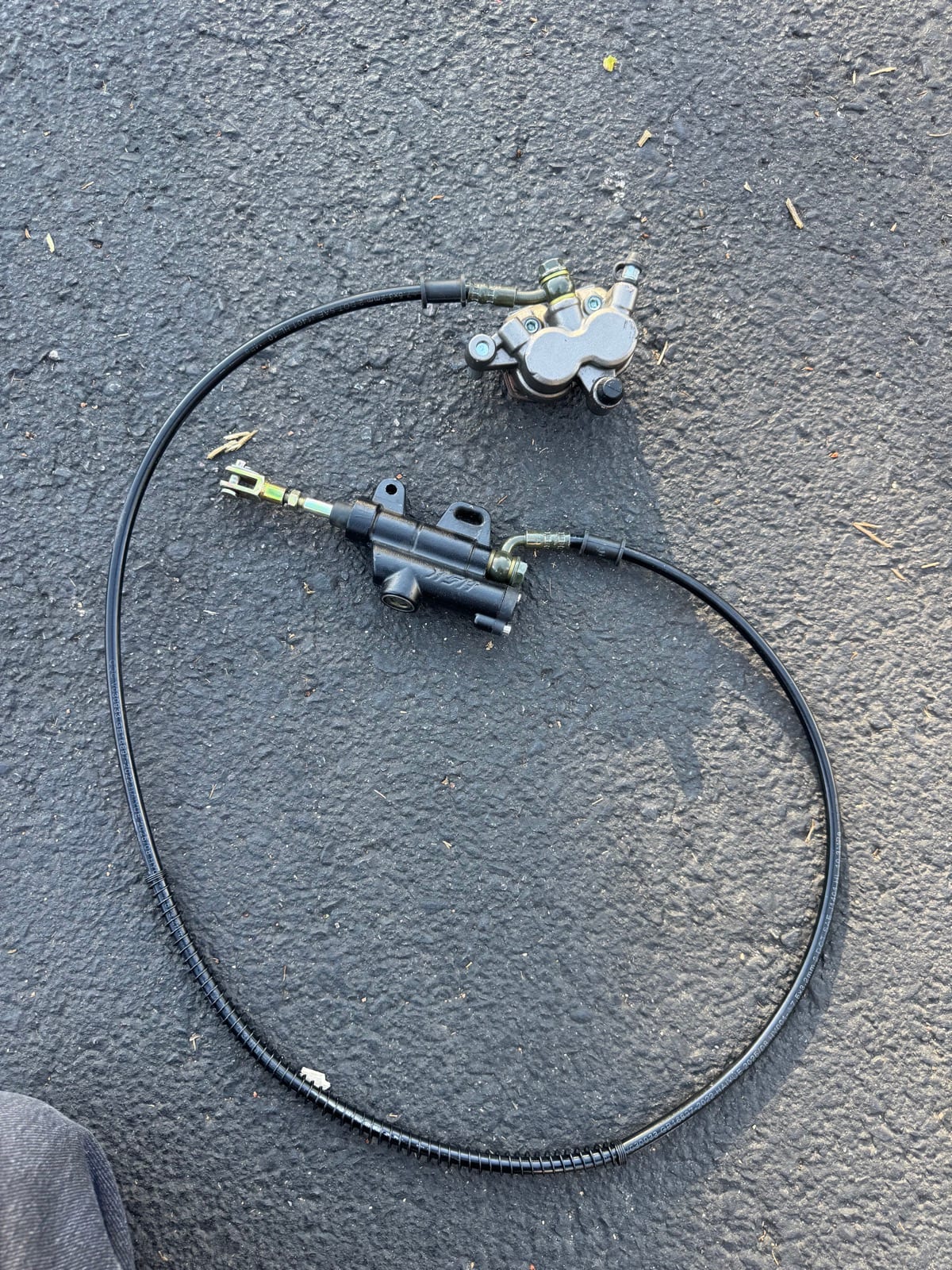 Pre-Bled Ultra Bee Rear Brake Master Cylinder and Caliper, photo 1 of 5