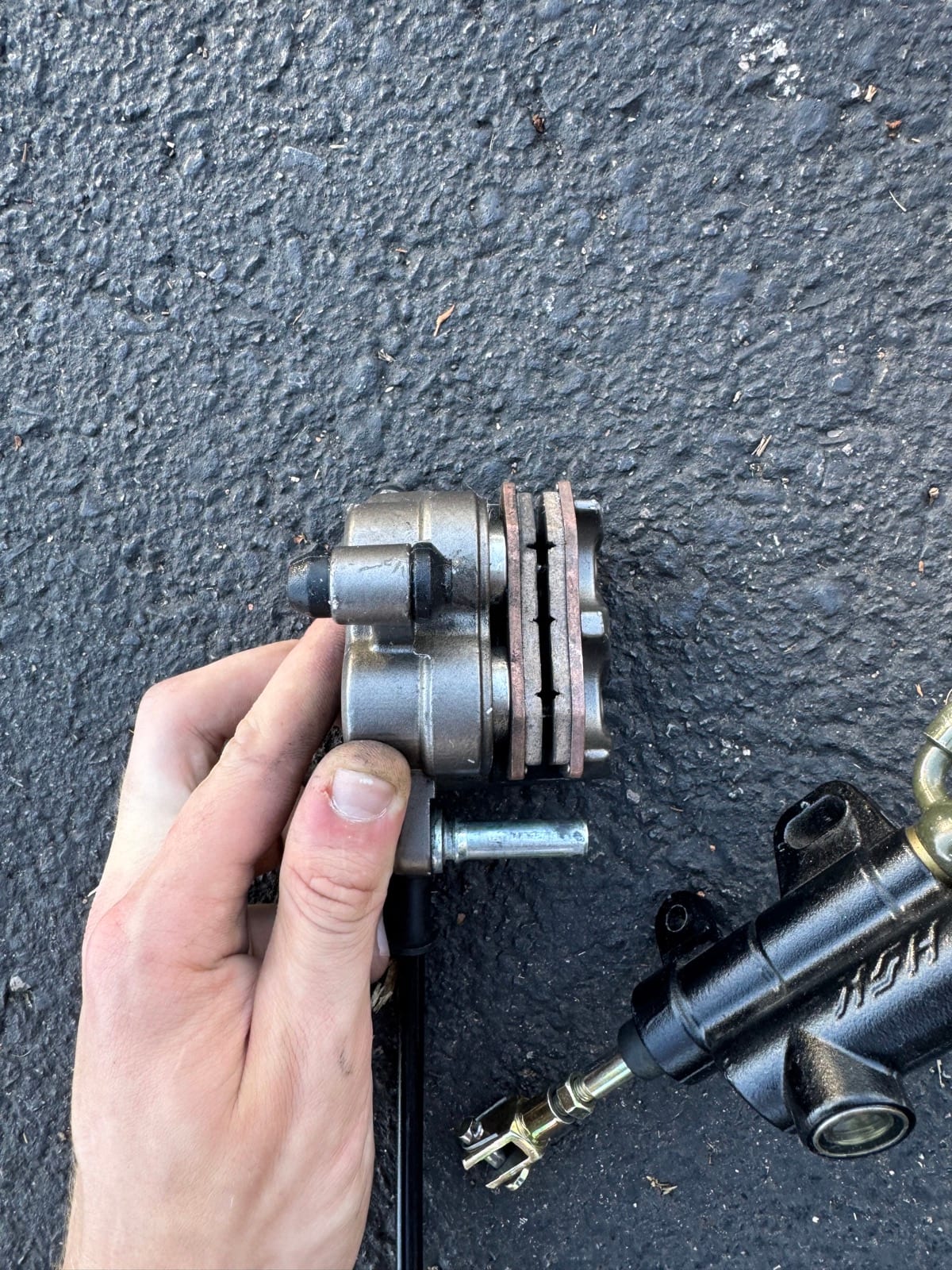 Pre-Bled Ultra Bee Rear Brake Master Cylinder and Caliper, photo 3 of 5