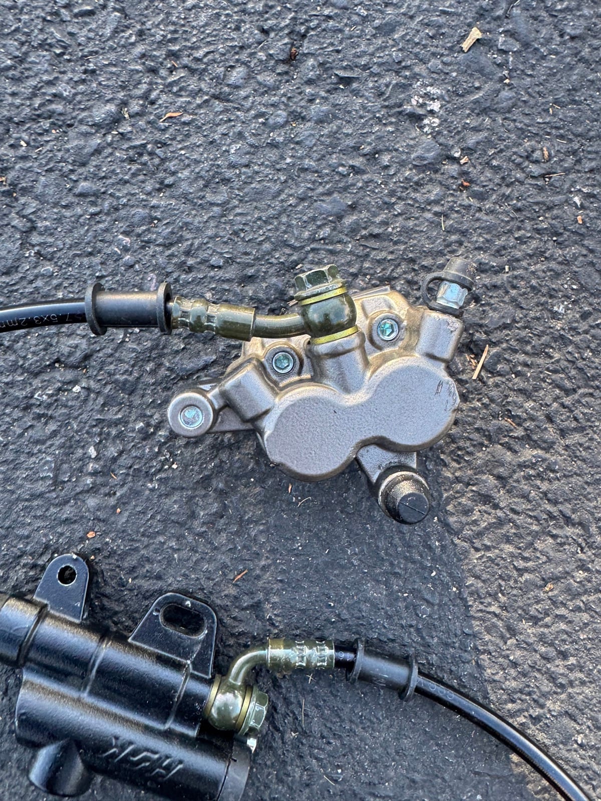 Pre-Bled Ultra Bee Rear Brake Master Cylinder and Caliper, photo 4 of 5