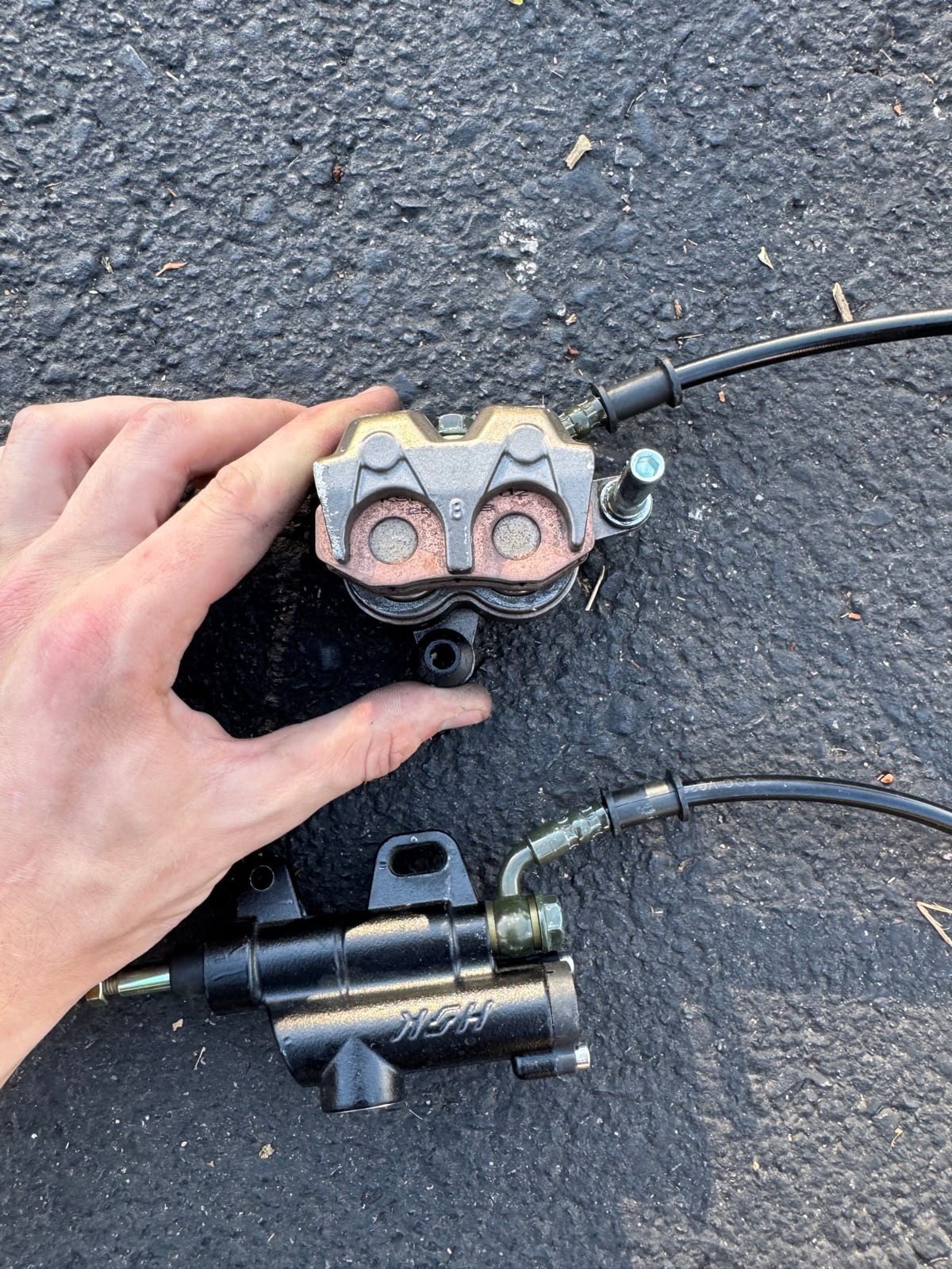 Pre-Bled Ultra Bee Rear Brake Master Cylinder and Caliper, photo 2 of 5