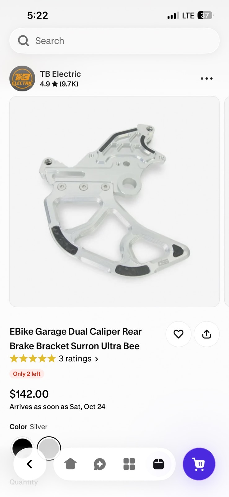 Dual Caliper Ultra Bee Break Mount EBG, photo 3 of 3