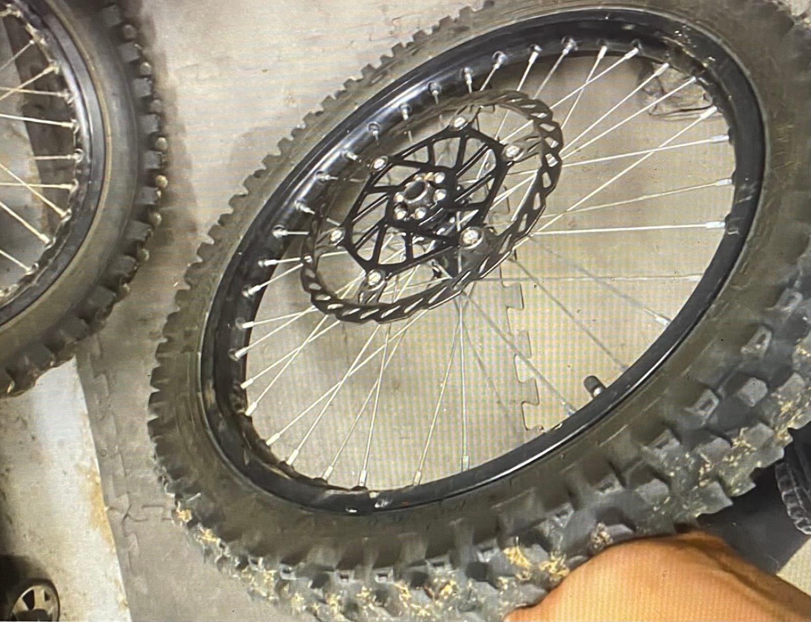 Sur-Ron Ligth Bee Stock Wheels With Dunlop Tires, photo 2 of 2