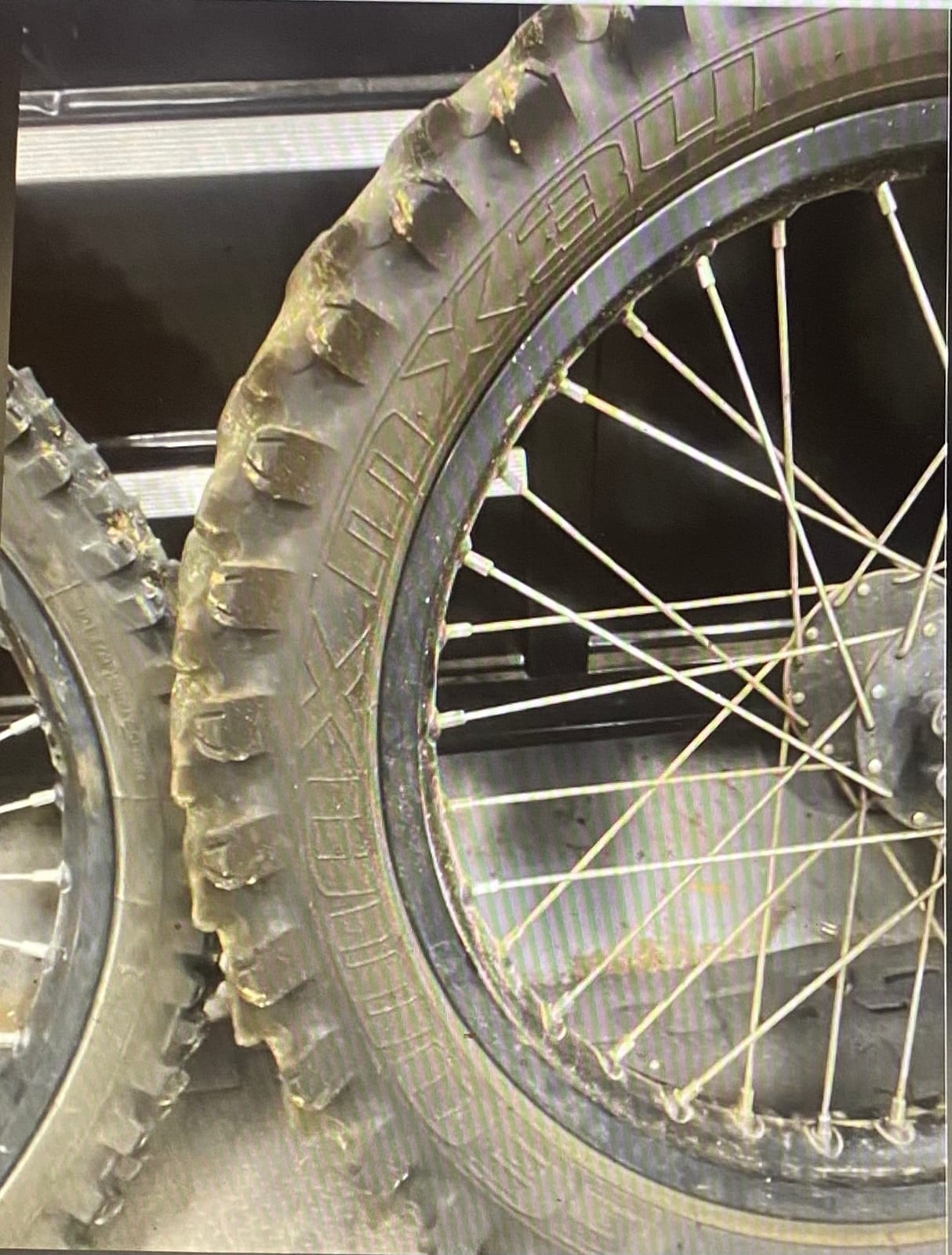 Sur-Ron Ligth Bee Stock Wheels With Dunlop Tires, photo 1 of 2